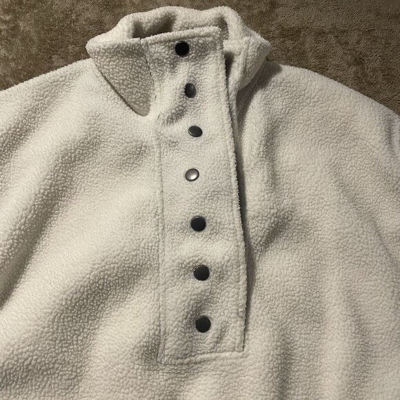 BDG Urban Outfitters Pullover Size XS Alpine Sherpa Fleece Oversized Sweatshirt - Picture 5 of 10